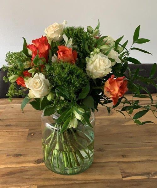 Boeket in Vaas Klein – bloemwerk op maat van Je Grote Dag