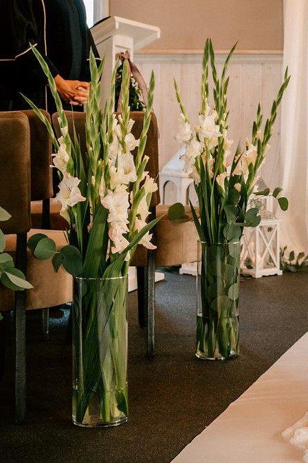 Vaas met Gladiolen – bloemwerk op maat van Je Grote Dag