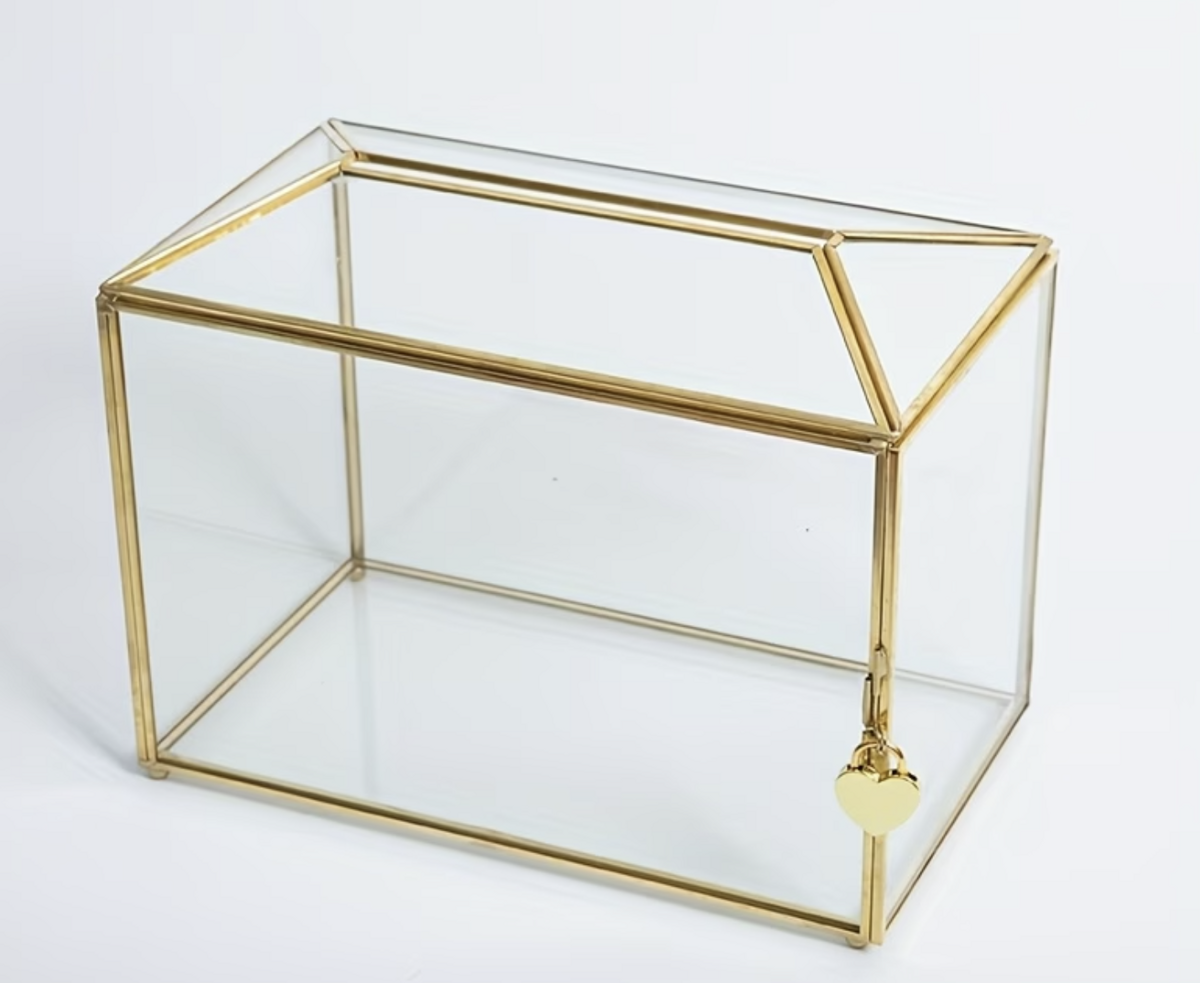 Enveloppenhuisje goud huren bij Je Grote Dag